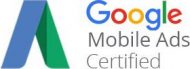 Certification Logo for Google Mobile Ads Certified